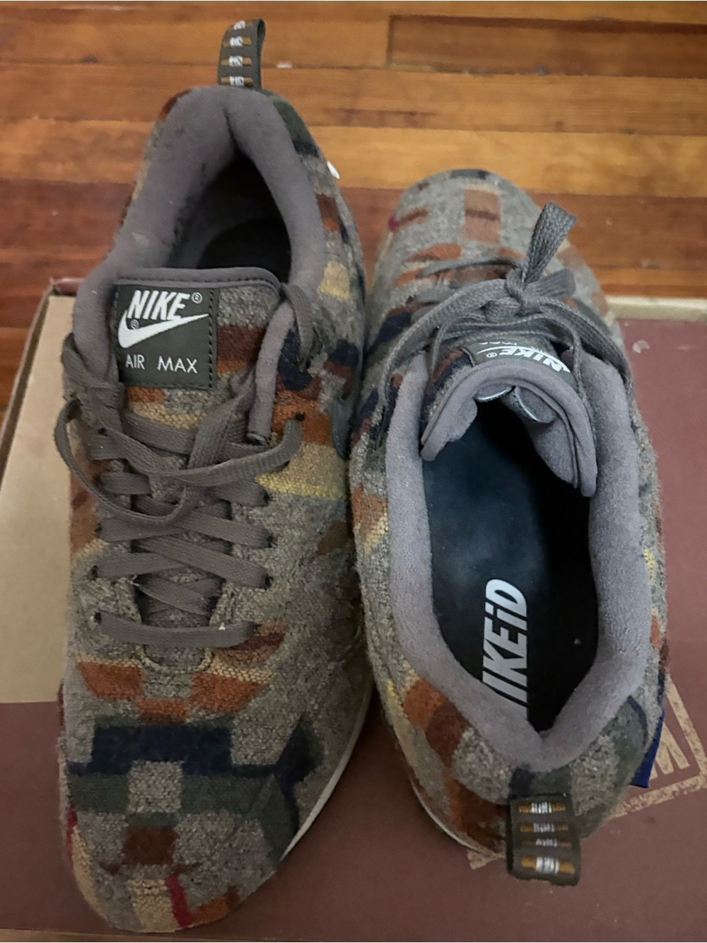 ★ Nike Air Max 90 Pendleton iD — Multicolor Wool — ★ NWOT ★ - Picture 2 of 6